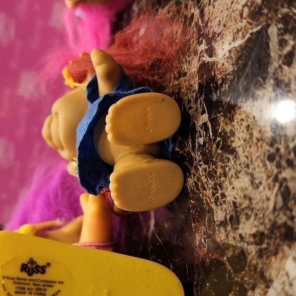 3 vintage Troll dolls - Picture 4 of 9